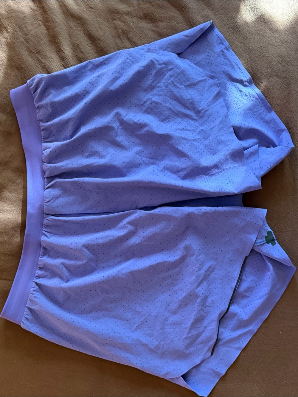 lululemon athletica Purple Perforated Men's Athletic Shorts